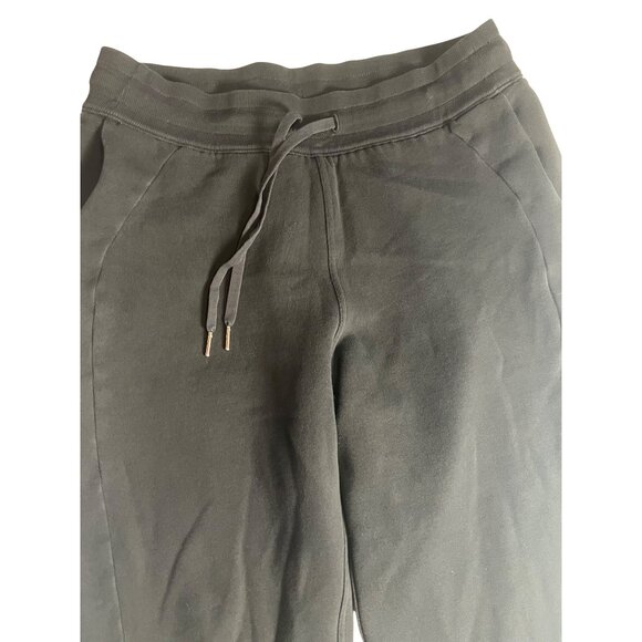 Lululemon Womens Scuba High-Rise Jogger Fleece Black Drawstring Size 10 W5CVAS - Picture 5 of 13